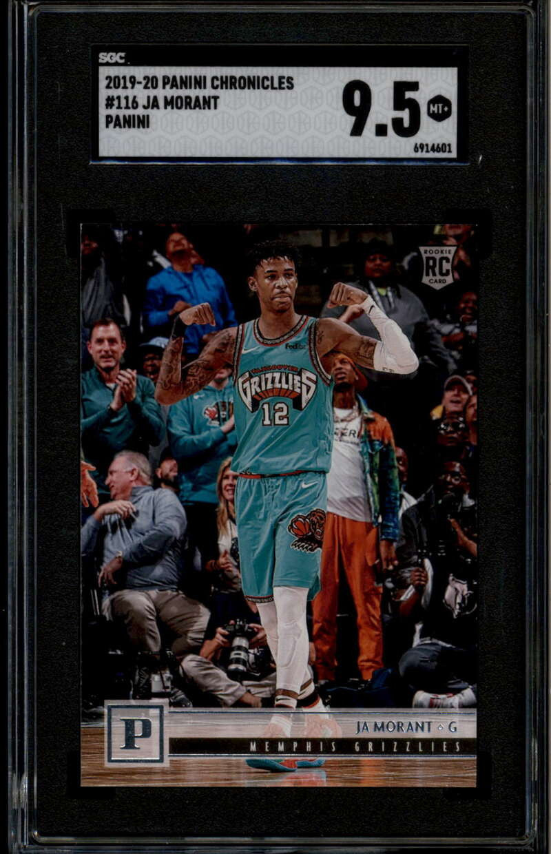 2019-20 Panini Chronicles 116 Ja Morant Young Dolph Rookie SGC 9.5 MT+