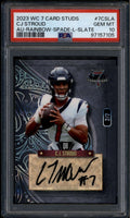 SOLD 176252 2023 Wild Card 7 Card Studs Rainbow Spade CJ Stroud Rookie Auto 2/2 PSA 10 GEM