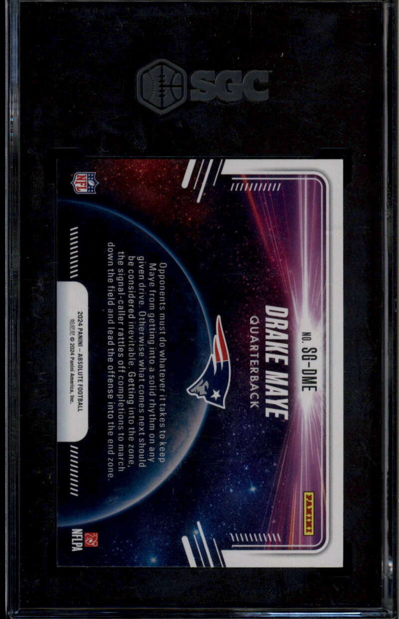 2024 Absolute Star Gazing 13 Drake Maye Rookie SGC 10 GM GEM MINT