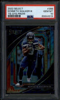 2022 Select Prizm Tie Dye Refractor 388 Kenneth Walker III Rookie 22/25 PSA 10