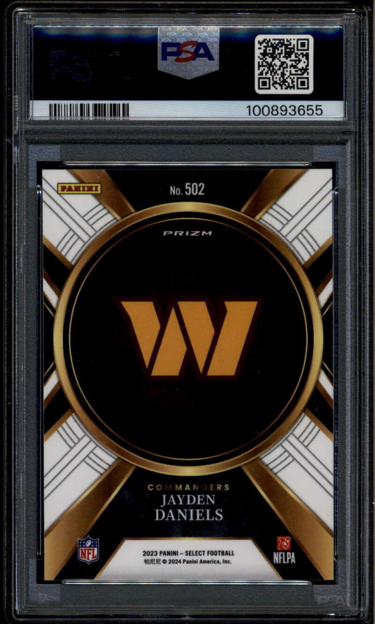 2023 Select 502 Jayden Daniels XRC Rookie PSA 9 MINT