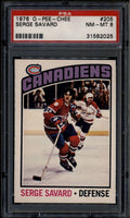 1976-77 O-Pee-Chee 205 Serge Savard PSA 8 NM-MT