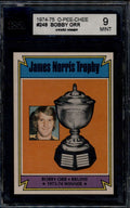 1974-75 Topps 248 Bobby Orr Norris Award Winner KSA 9 MINT