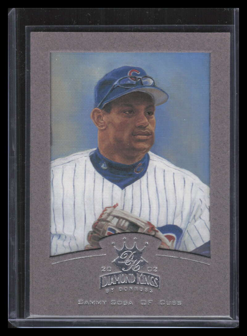 2002 Diamond Kings Silver Foil 23 Sammy Sosa 29/400