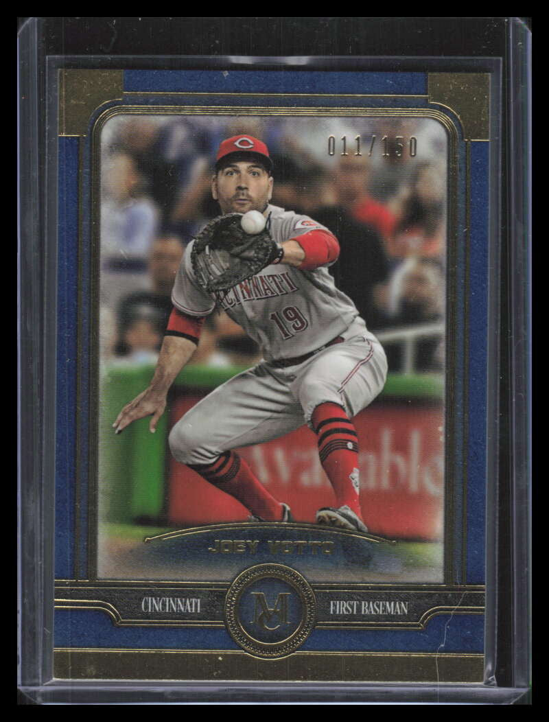 2019 Topps Museum Collection Sapphire 26 Joey Votto 11/150