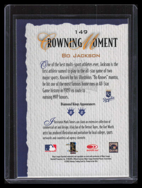 2002 Diamond Kings Bronze Foil 149 Bo Jackson