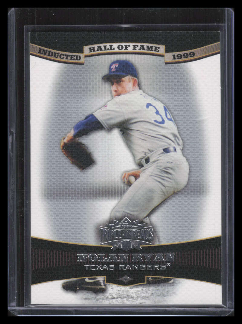 2006 Topps Triple Threads 34 Nolan Ryan HOF Hall of Fame 153268