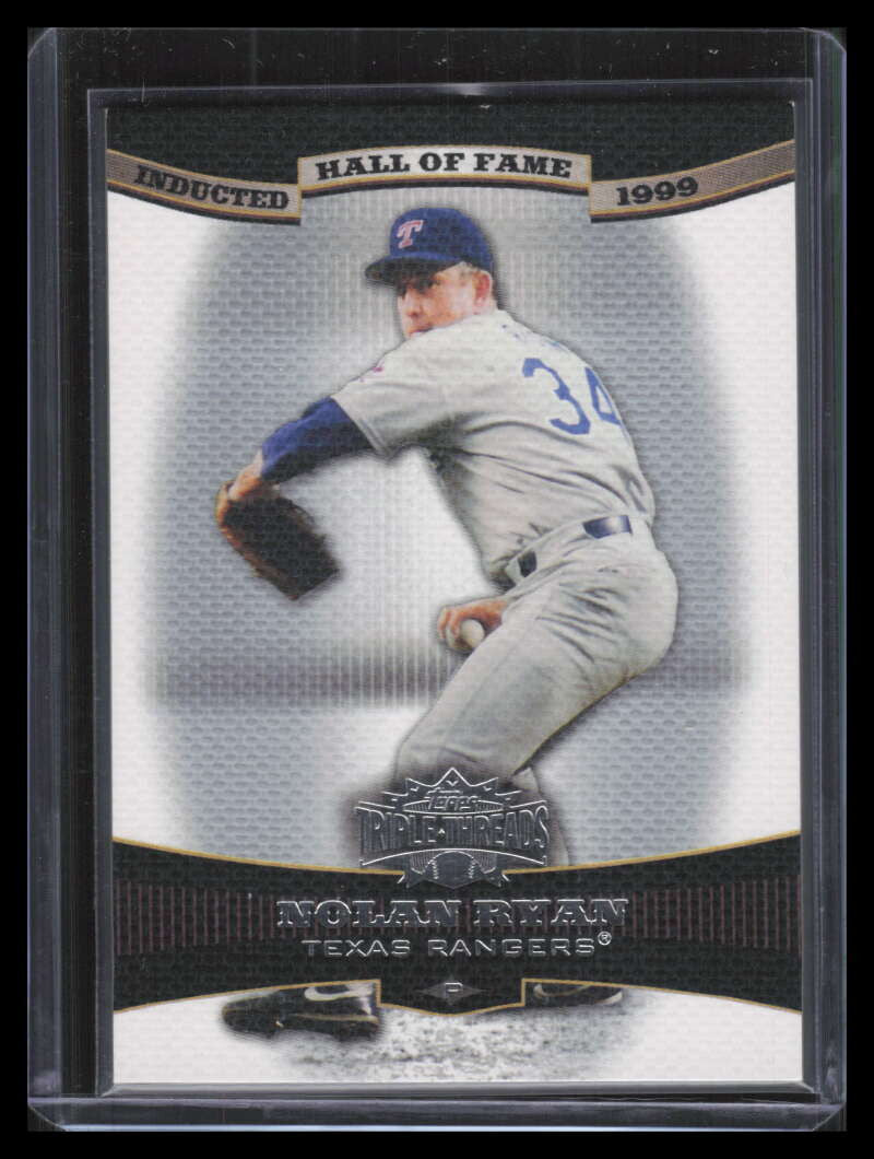 2006 Topps Triple Threads 34 Nolan Ryan HOF Hall of Fame 153269
