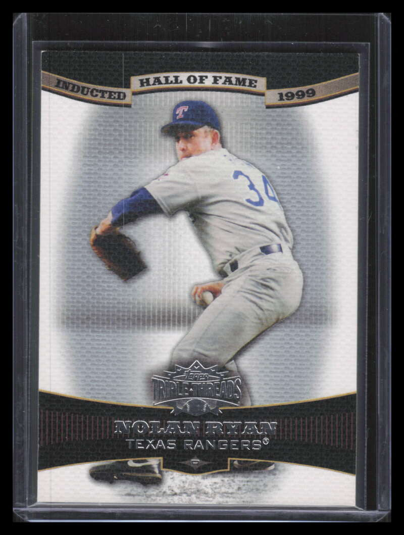 2006 Topps Triple Threads 34 Nolan Ryan HOF Hall of Fame 153270