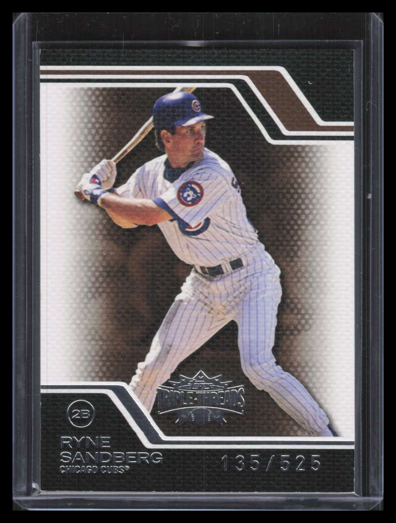 2008 Topps Triple Threads Sepia 11 Ryne Sandberg 135/525
