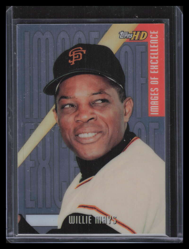 2001 Topps HD Images of Excellence Aluminum ie1 Willie Mays