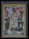2019 Topps Gypsy Queen Chrome Box Toppers Gold Refractor 73 Carlos Santana 39/50