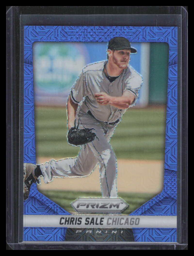 2014 Panini Prizm Prizms Blue Mojo Refractor 115 Chris Sale 17/75