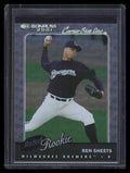 2001 Donruss Stat Line Career 159 Ben Sheets RR Rated Rookie 107/159