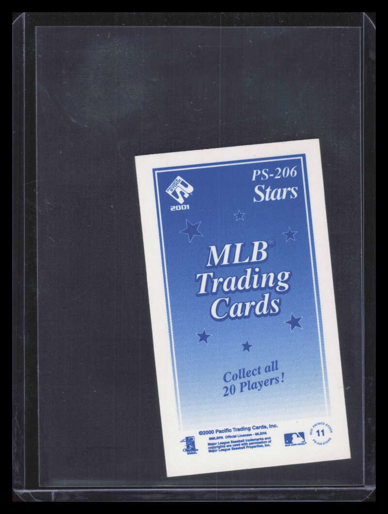 2001 Private Stock PS-206 Stars 11 Gary Sheffield 278/315