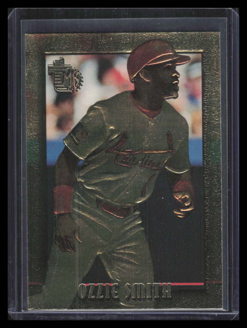 1995 Topps Embossed Golden Idols 75 Ozzie Smith