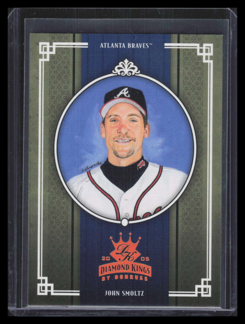 2005 Diamond Kings Bronze 21 John Smoltz 42/100