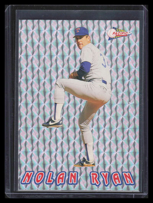 1993 Pacific Ryan Prism Inserts 9 Nolan Ryan Rangers 1988
