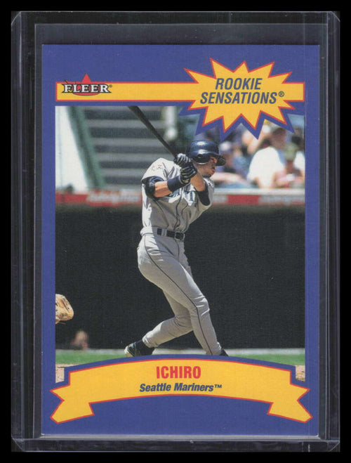 2002 Fleer Rookie Sensations 4 Ichiro Suzuki 233/1500