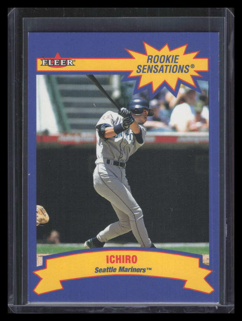 2002 Fleer Rookie Sensations 4 Ichiro Suzuki 1402/1500