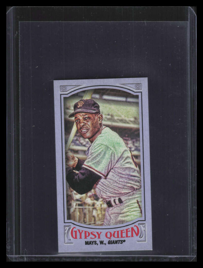 2016 Topps Gypsy Queen Mini Purple 327 Willie Mays 203/250