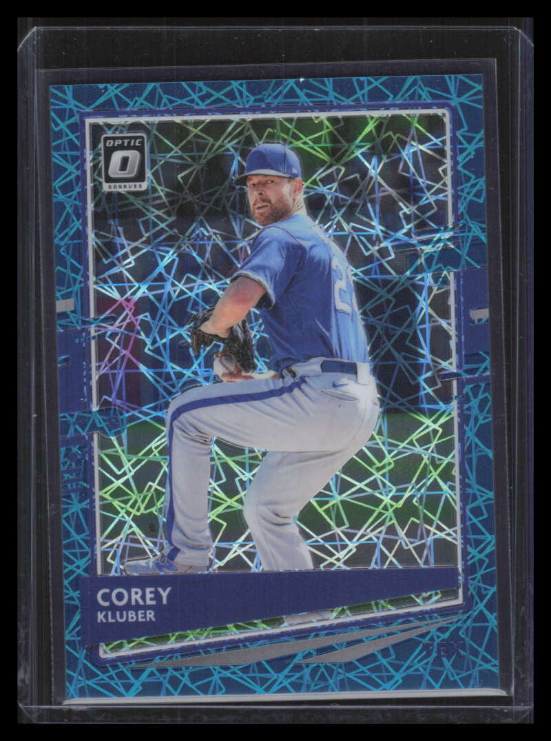 2020 Donruss Optic Teal Velocity Refractor 109 Corey Kluber 11/35