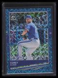 2020 Donruss Optic Teal Velocity Refractor 109 Corey Kluber 11/35