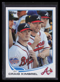 2013 Topps Update us53b Craig Kimbrel in Dugout Photo Variation SP