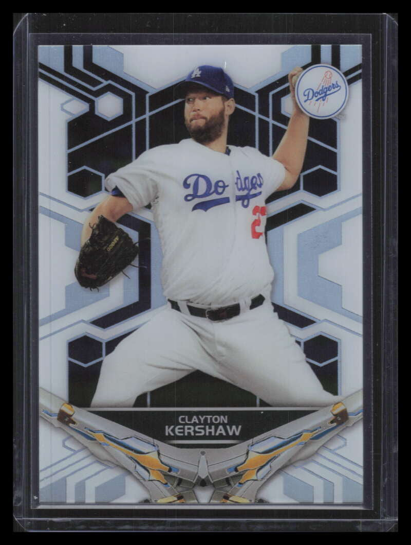 2019 Topps High Tek White 81 Clayton Kershaw