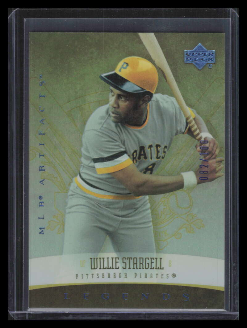 2005 Artifacts Rainbow Blue 199 Willie Stargell LGD 82/100 Legends