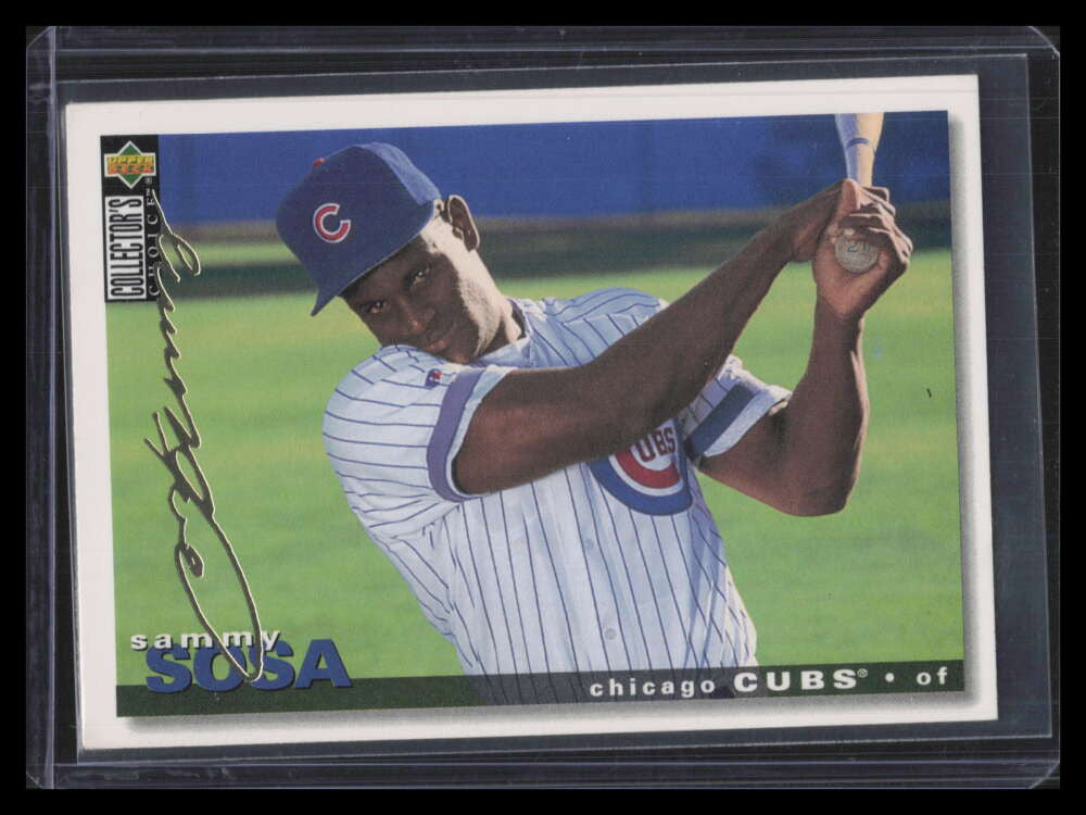 1995 Collector's Choice Gold Signature 210 Sammy Sosa
