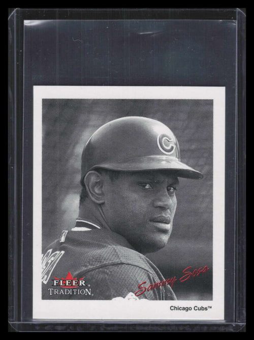 2003 Fleer Tradition Black-White Goudey Red 21 Sammy Sosa 127/500