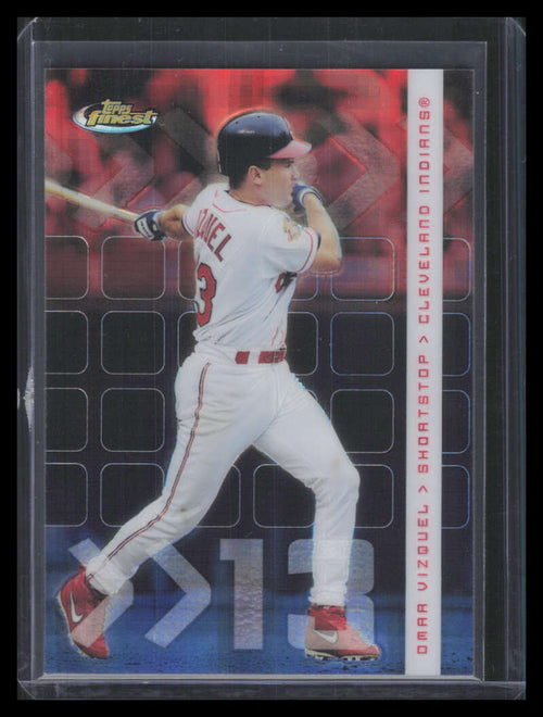 2002 Finest X-Fractor 41 Omar Vizquel 211/299
