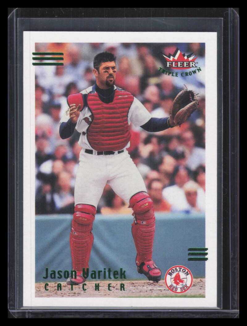 2002 Fleer Triple Crown Batting Average Parallel 46 Jason Varitek 9/293