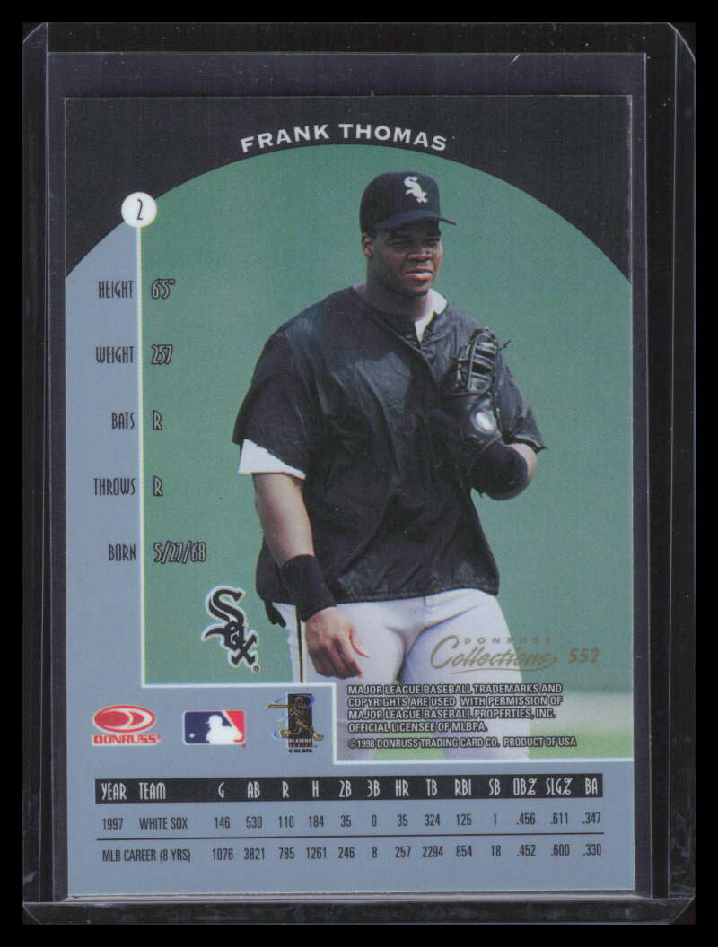 1998 Donruss Collections Preferred 552 Frank Thomas EX 153434