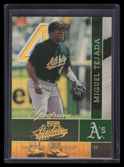 2002 Absolute Memorabilia Spectrum 108 Miguel Tejada 29/100