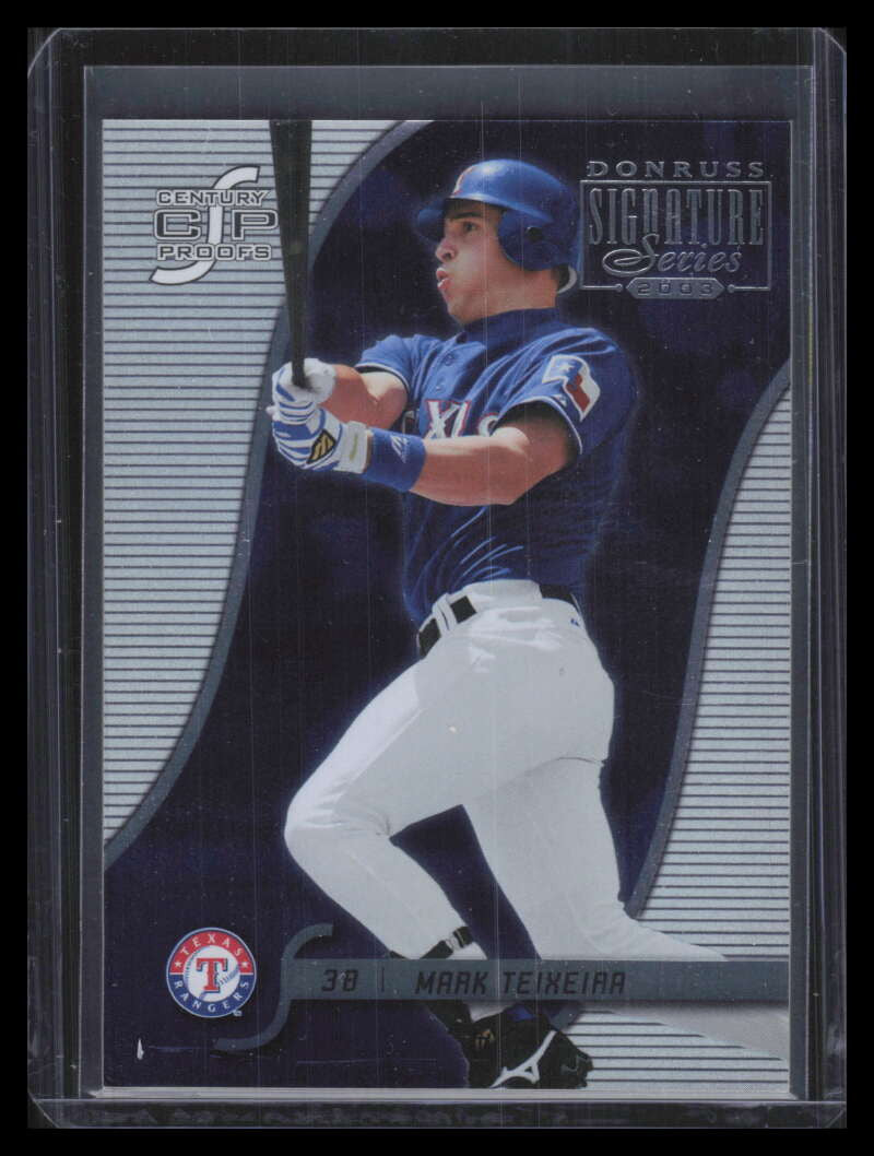 2003 Donruss Signature Century Proofs 95 Mark Teixeira 58/100