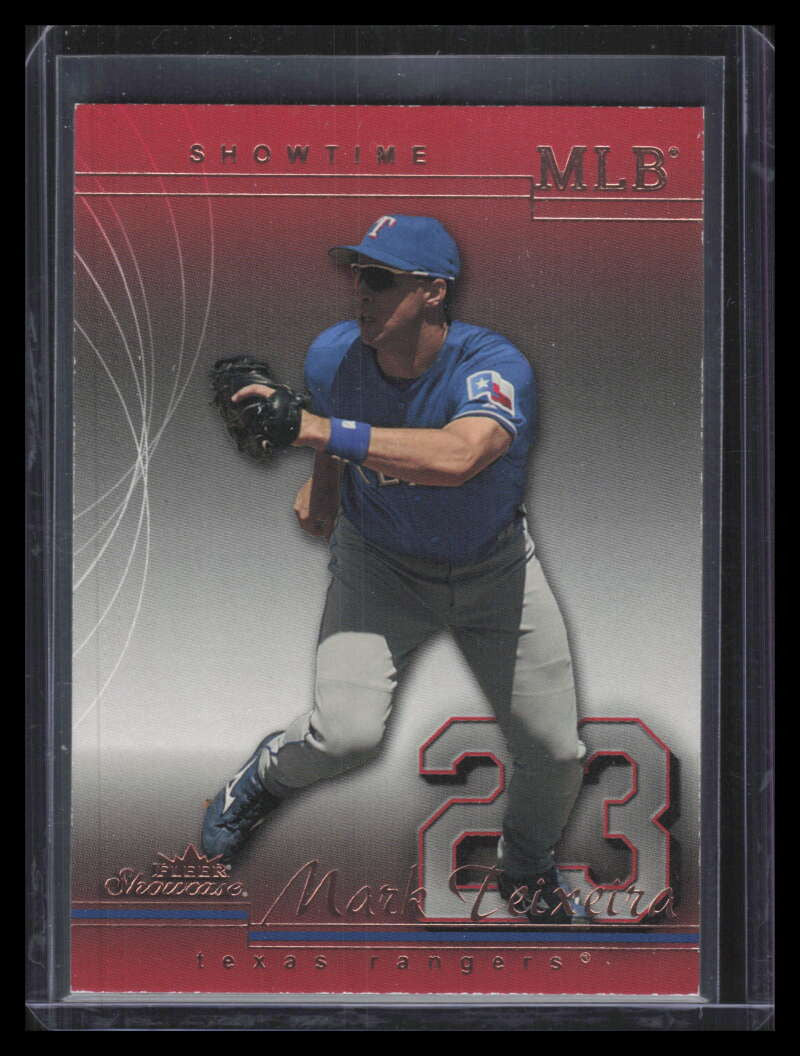 2005 Fleer Showcase Showtime 9 Mark Teixeira 8/99