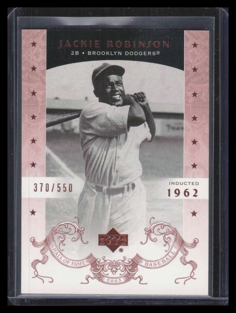 2005 Upper Deck Hall of Fame 36 Jackie Robinson 370/550