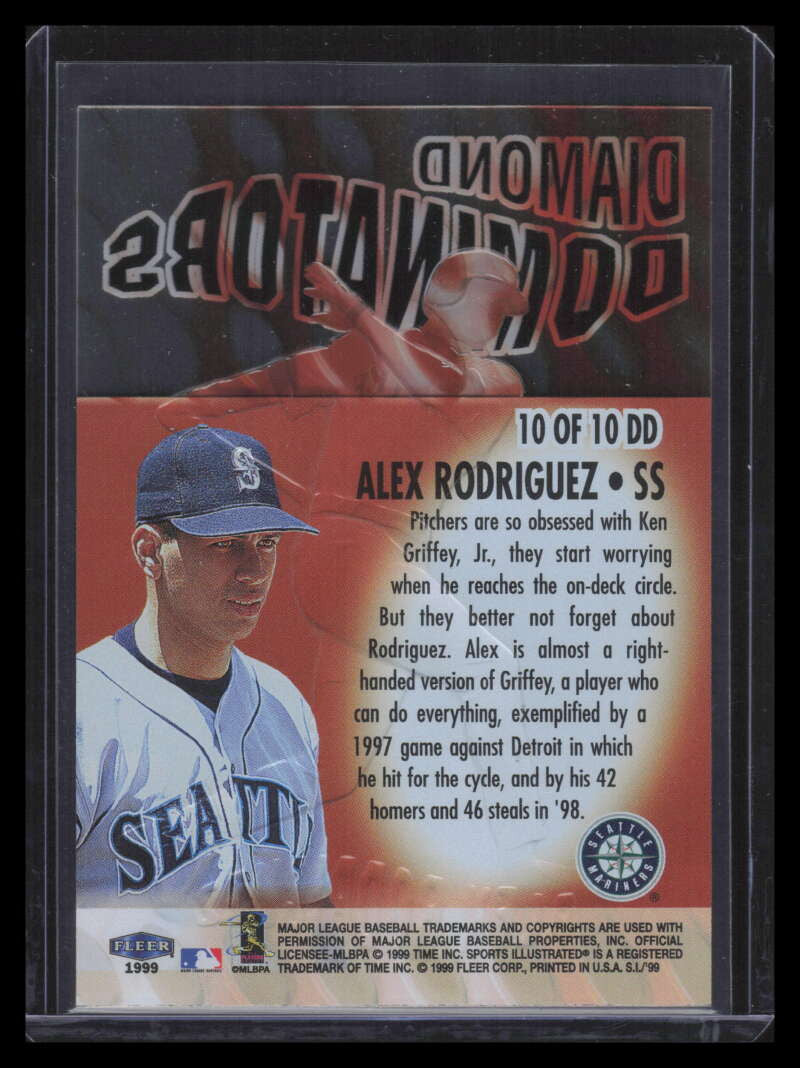 1999 Sports Illustrated Diamond Dominators 10 Alex Rodriguez
