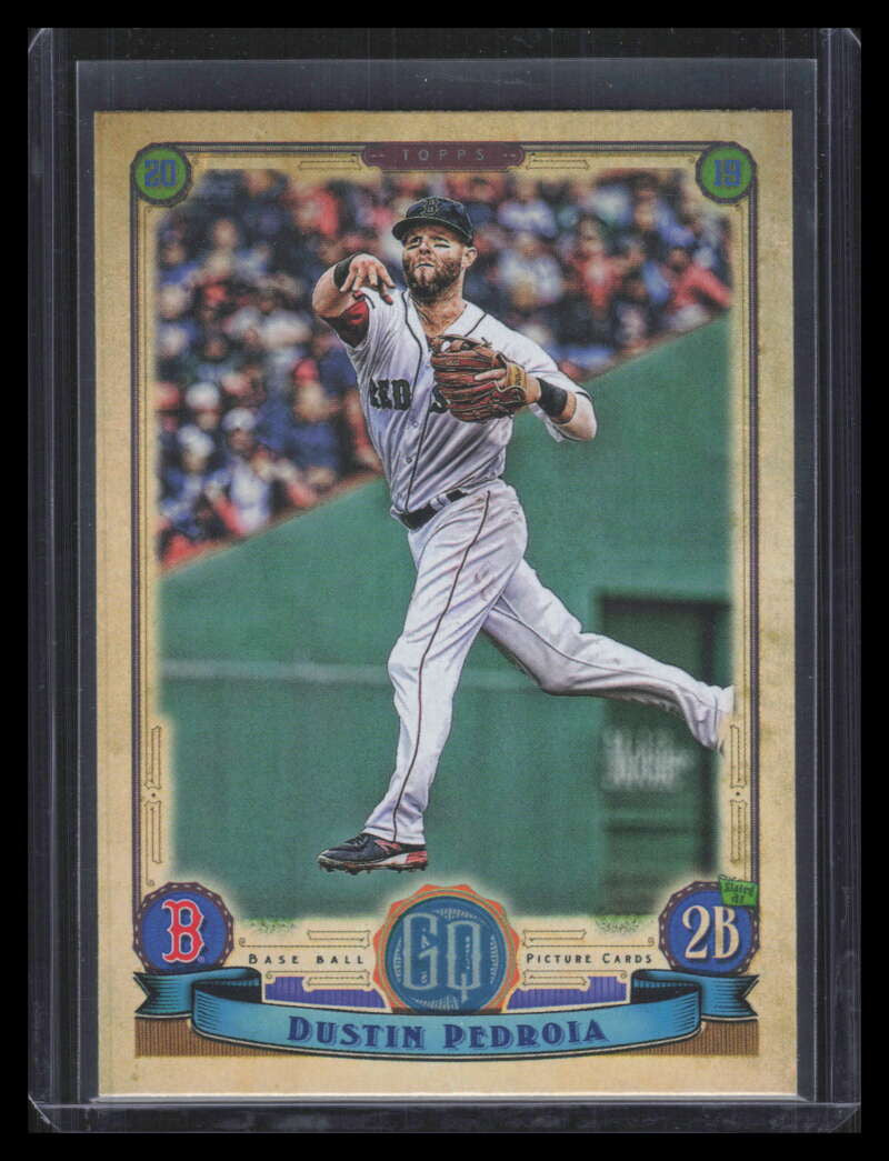 SOLD 178514 2019 Topps Gypsy Queen Bazooka Back 75 Dustin Pedroia