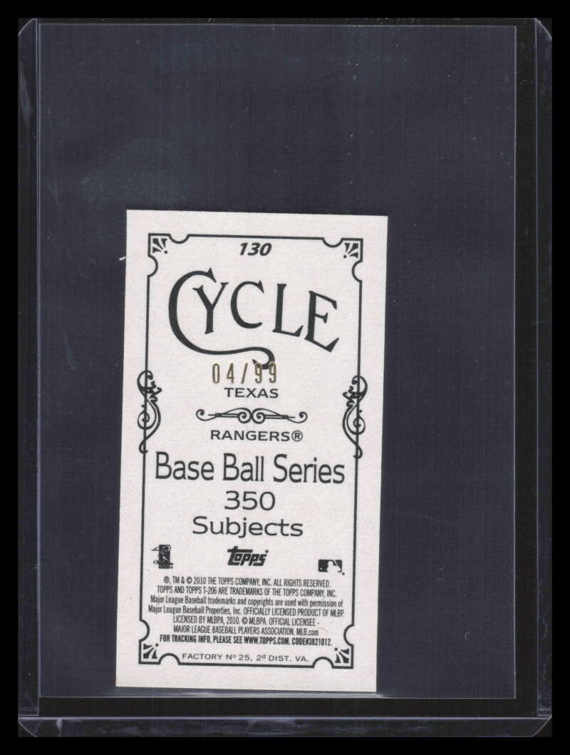2010 Topps 206 Mini Cycle 130 Nelson Cruz 4/99
