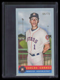 2017 Topps Archives '59 Bazooka Blue 59b1 Carlos Correa 69/75