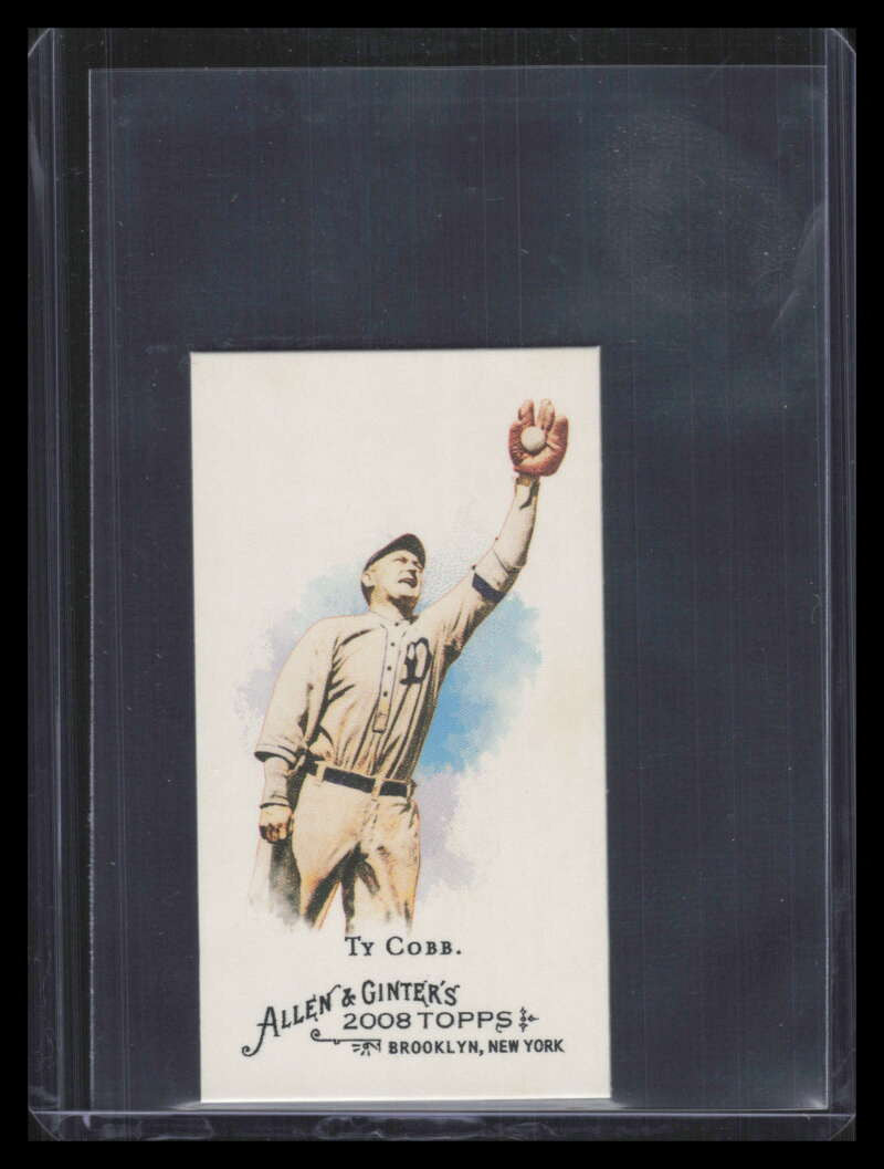 2008 Topps Allen and Ginter Mini Baseball Icons bi10 Ty Cobb 153489