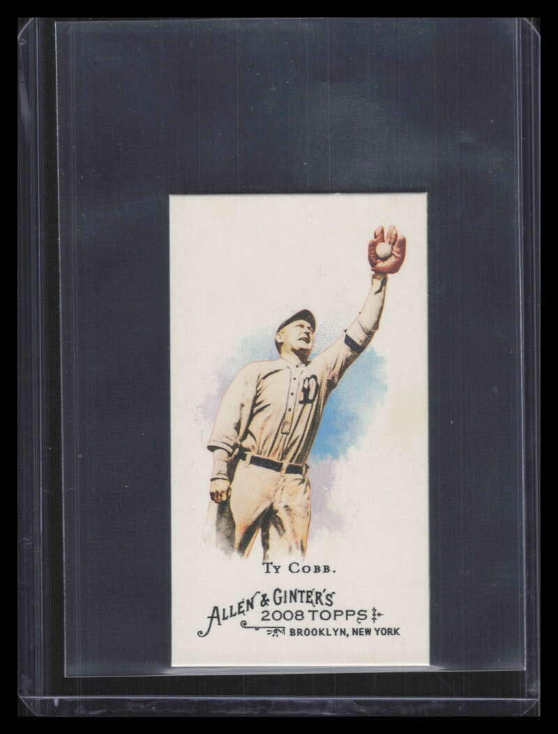 2008 Topps Allen and Ginter Mini Baseball Icons bi10 Ty Cobb 153490