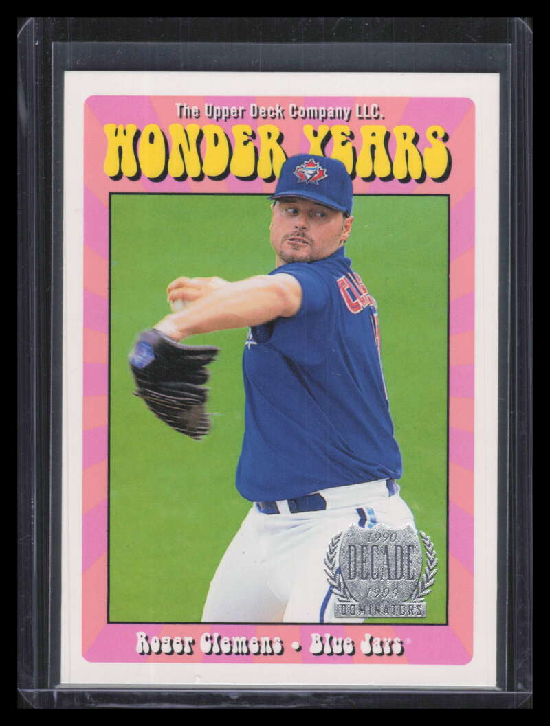 1999 Upper Deck Wonder Years Double wy5 Roger Clemens 897/2000