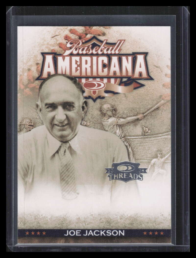 2008 Donruss Threads Baseball Americana 16 Joe Jackson 198/500
