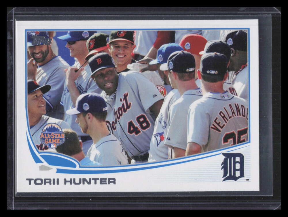 2013 Topps Update us276b Torii Hunter Group Photo Variation SP 153512