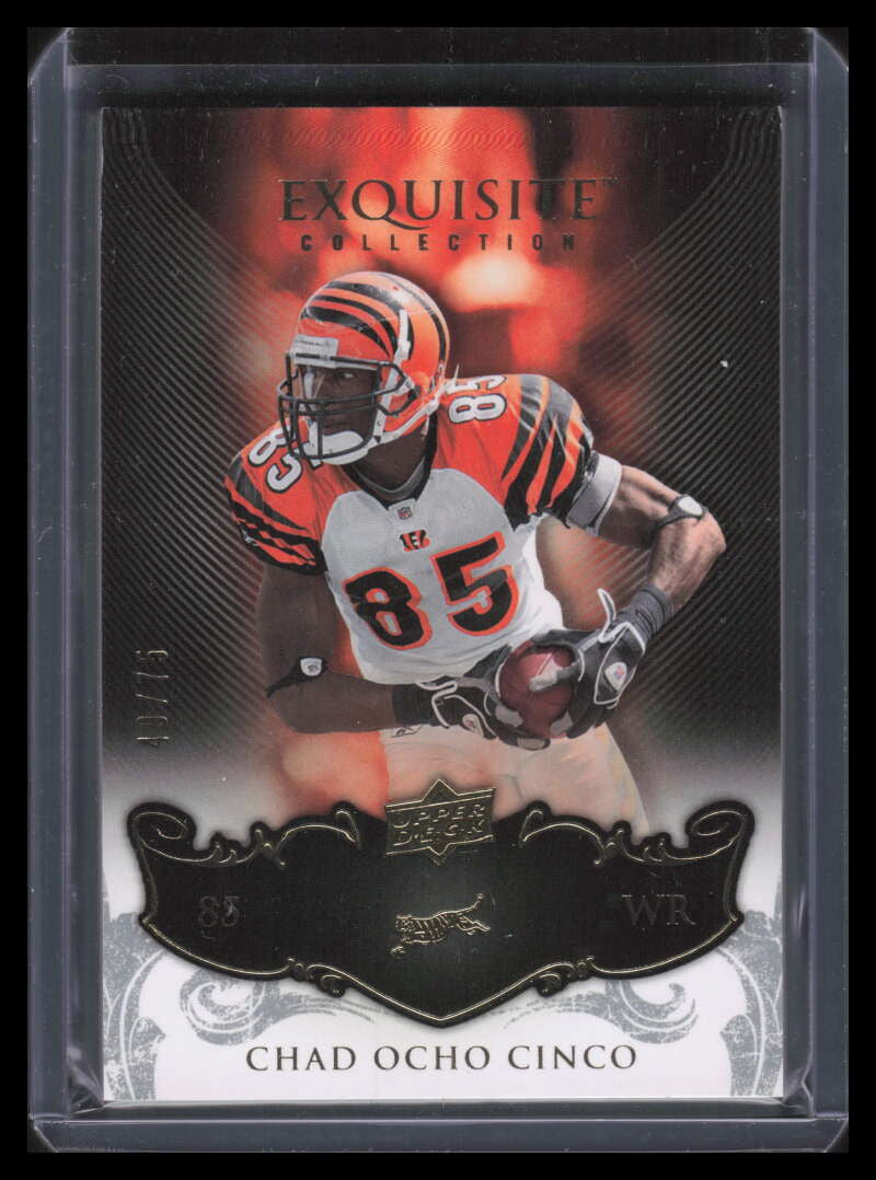 2008 Exquisite Collection 21 Chad Ocho Cinco Johnson 49/75