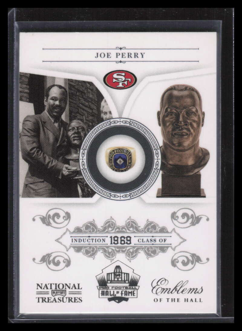 2010 Playoff National Treasures Emblems of the Hall 18 Joe Perry 50/99